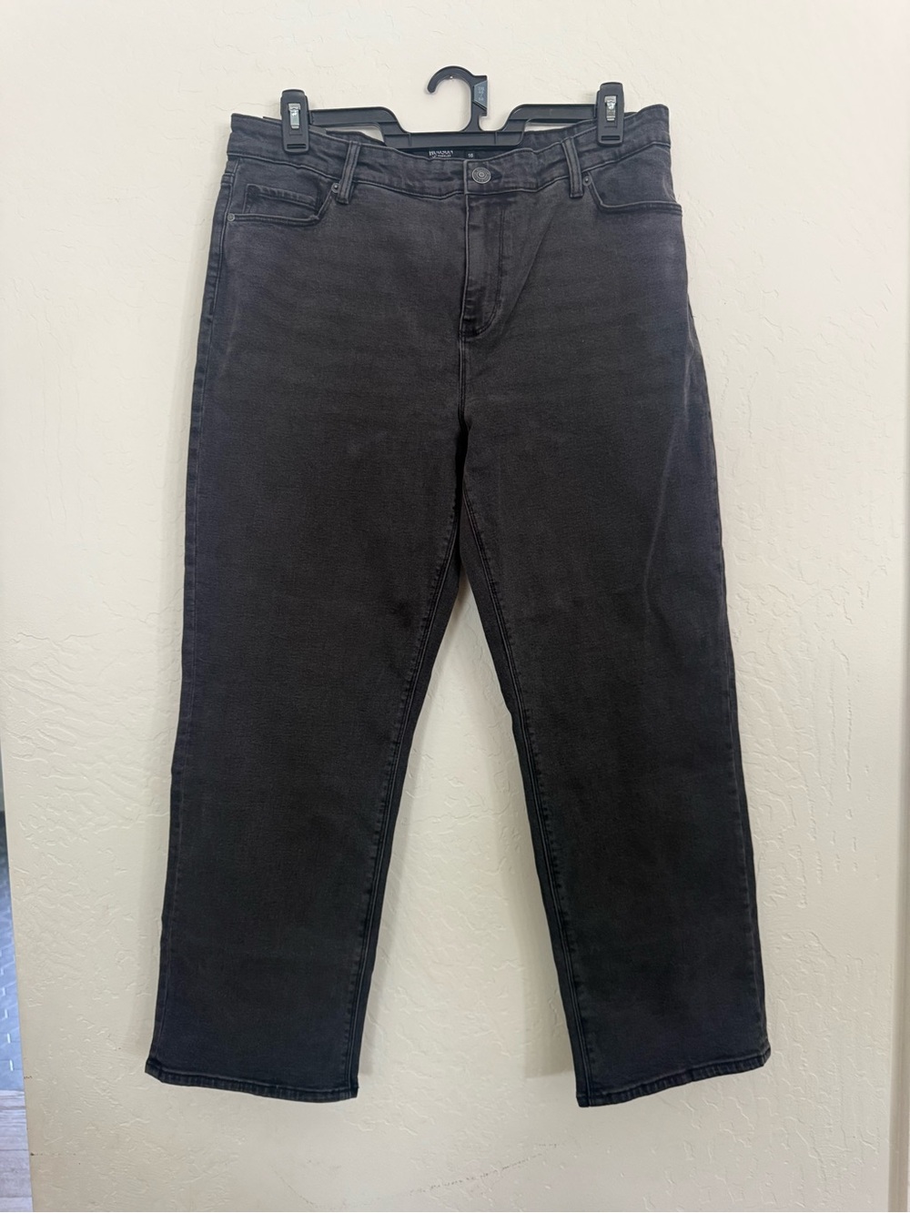 Hudson Jeans Straight-Leg Black Denim